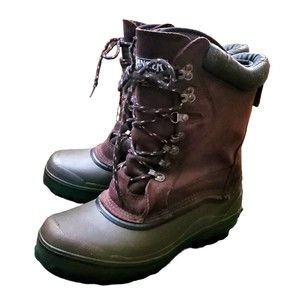 Ranger Boots Brown Suede DuPont Thermolite Insole Steel Shank Liner Men's Size 8